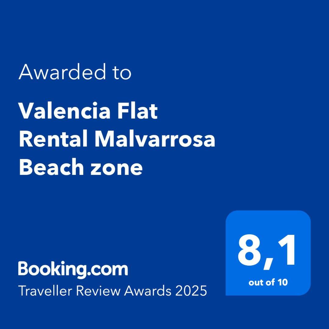 Valencia Flat Rental Malvarrosa Beach Zone Exteriér fotografie